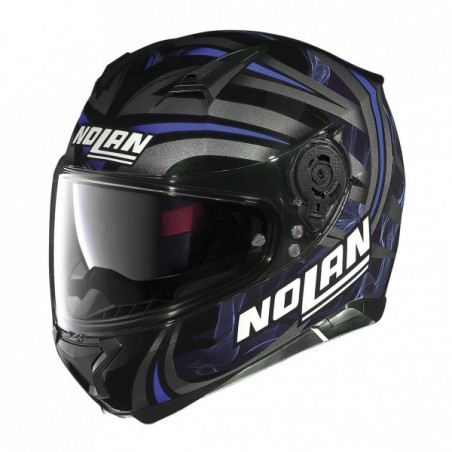 NOLAN FULL-FACE - N87 LEDLIGHT N-COM - GLOSSY BLACK