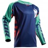 Tricou enduro mx Thor Fuse Rampant Navy/Teal
