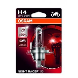 Bec halogen H4 12V 60/55W Osram Night Racer Moto +50%