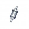 Filtru benzina scurt sticla crom 7,9mm intrare furtun