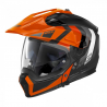 Casca moto Nolan Crossover N70-2 X Decurio N Com negru portocaliu