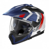 Casca moto Nolan Crossover N70-2 X Decurio N Com albastru/alb