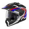 Casca moto Nolan Crossover N70-2 X Grandes Alpes N Com negru/albastru/alb