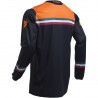 Tricou enduro cross Thor Pulse Pinner portocaliu/negru marimea L