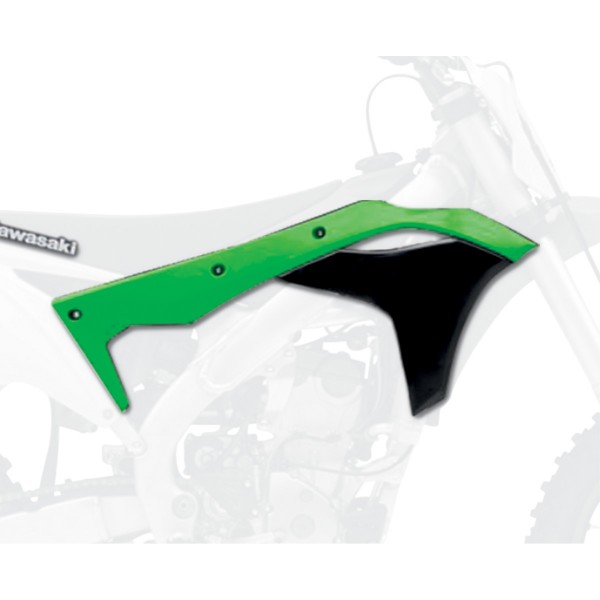 Carene laterale rezervor/radiator Polisport 8412800001 GREEN/BLACK