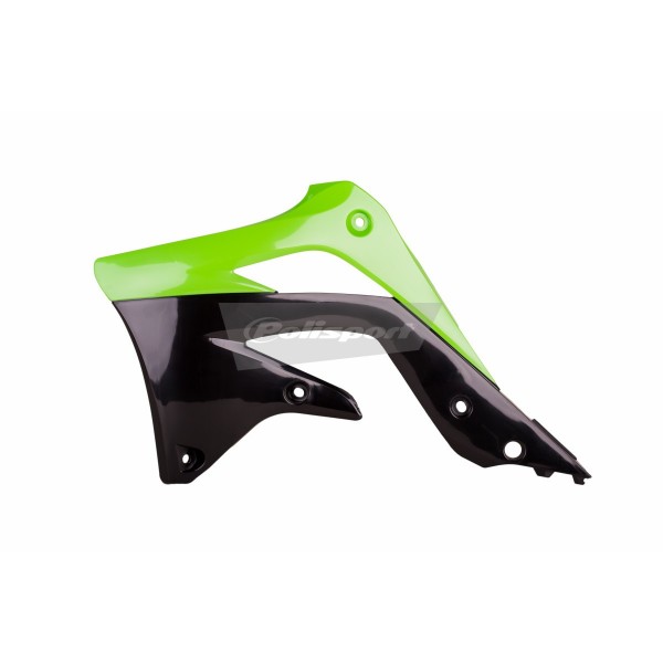 Carene laterale rezervor/radiator Polisport 8415900001 GREEN/BLACK