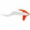 Carene laterale rezervor/radiator Polisport 8416700004 WHITE/ORANGE